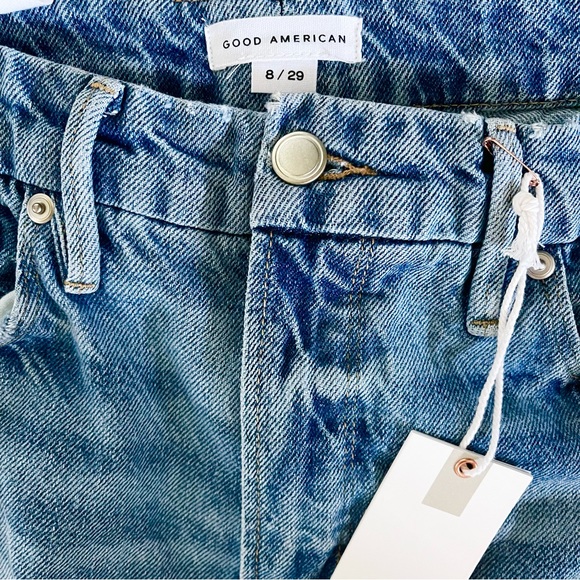 GOOD AMERICAN Good Boy Jeans In Indigo - Picture 10 of 10